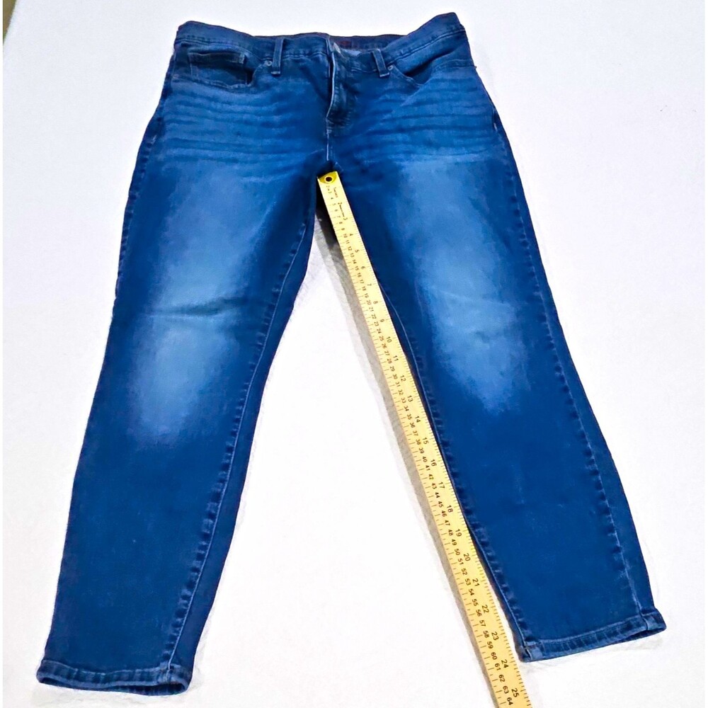 Lucky Brand Ava Mid Rise Skinny Jeans Women’s 14/32A Blue Stretch Denim